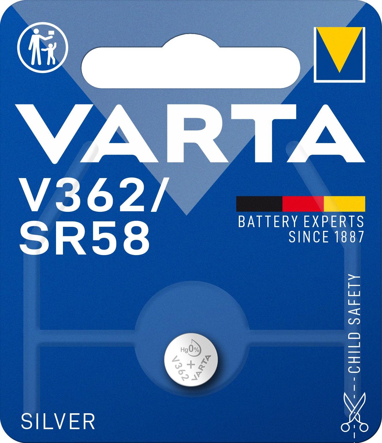 VARTA V362/SR58 Speciális ezüst-oxid elem - 1 db