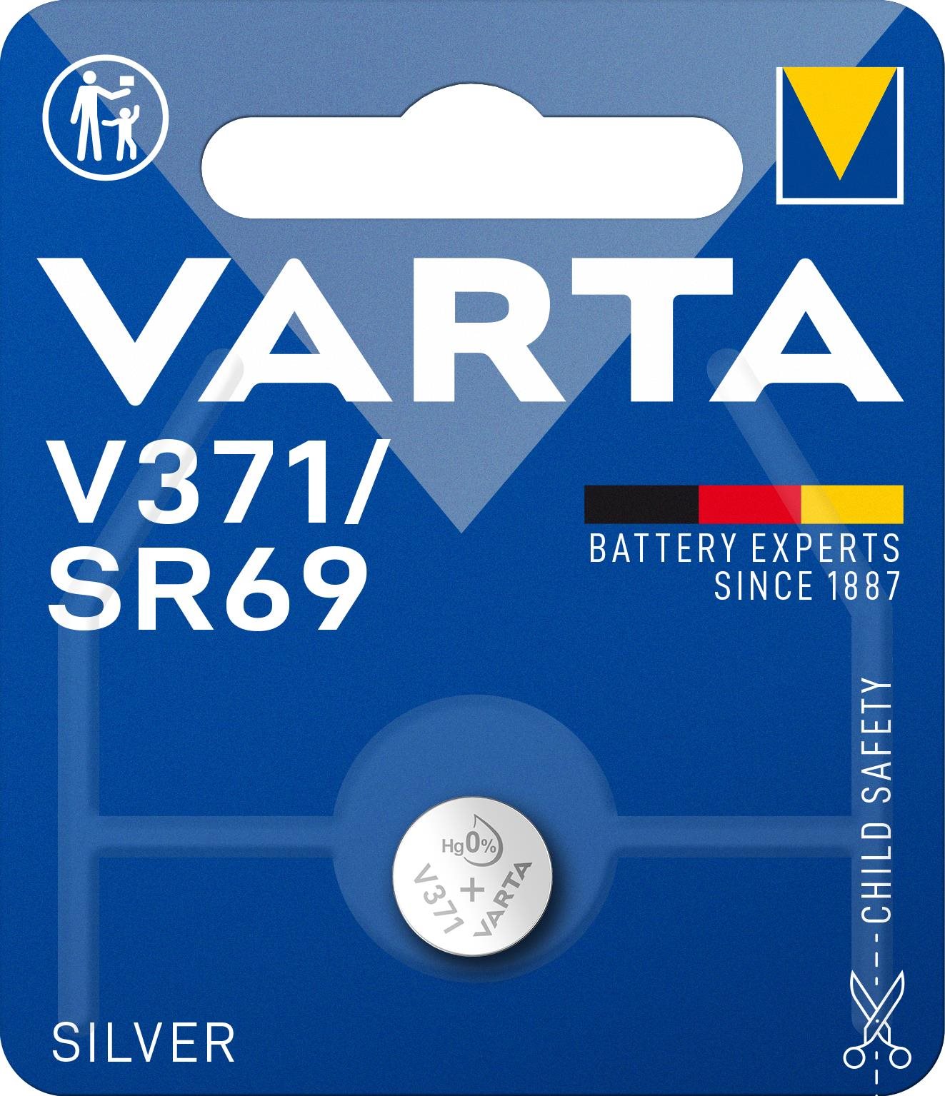 VARTA Speciális ezüst-oxid elem V371/SR69 1 db