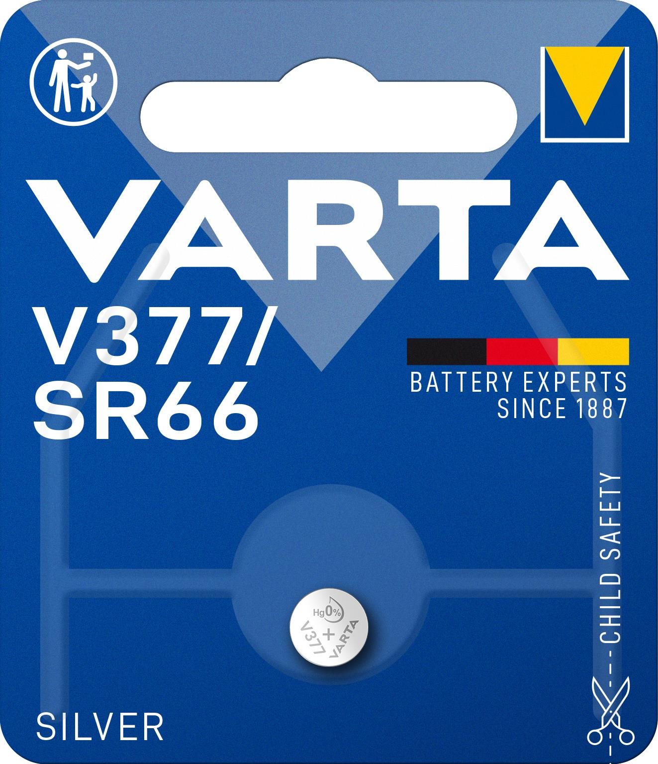 VARTA Speciális ezüst-oxid elem V377/SR66 1 db