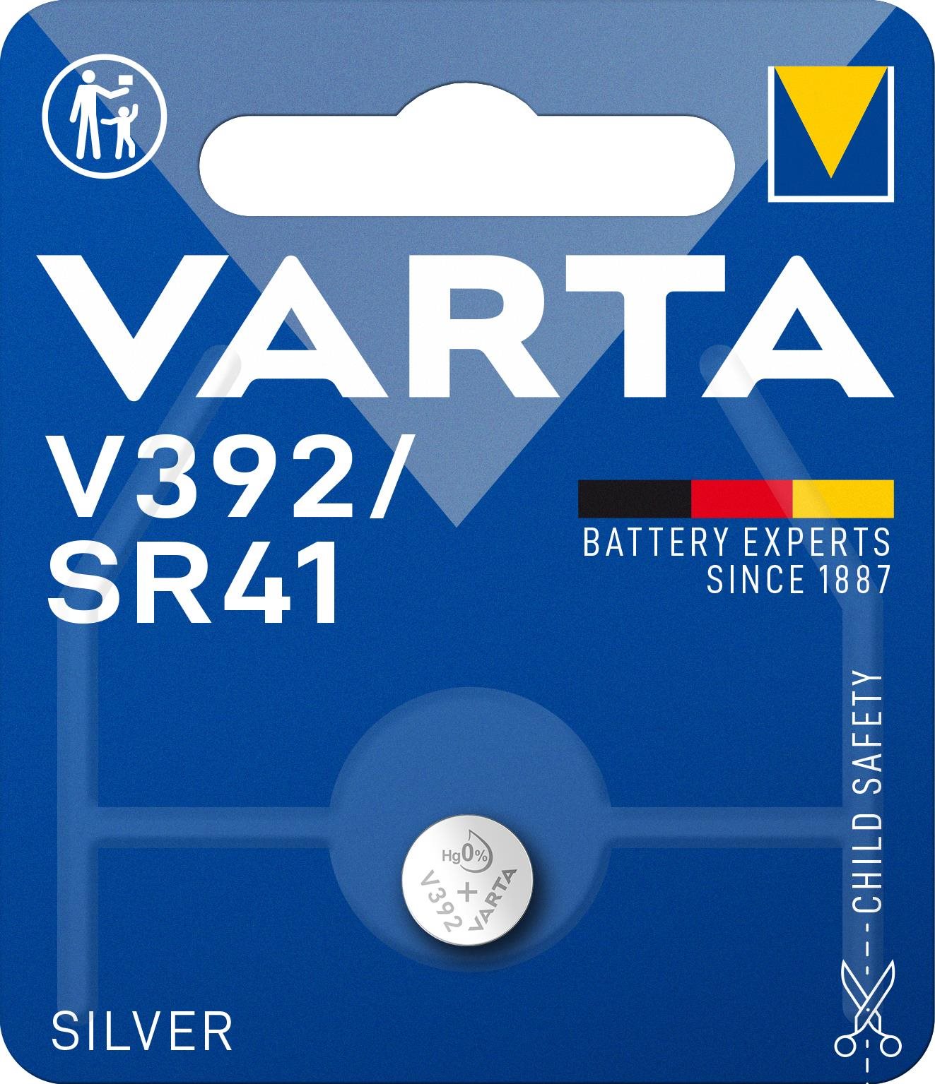 VARTA Speciális ezüst-oxid elem V392/SR41 1 db