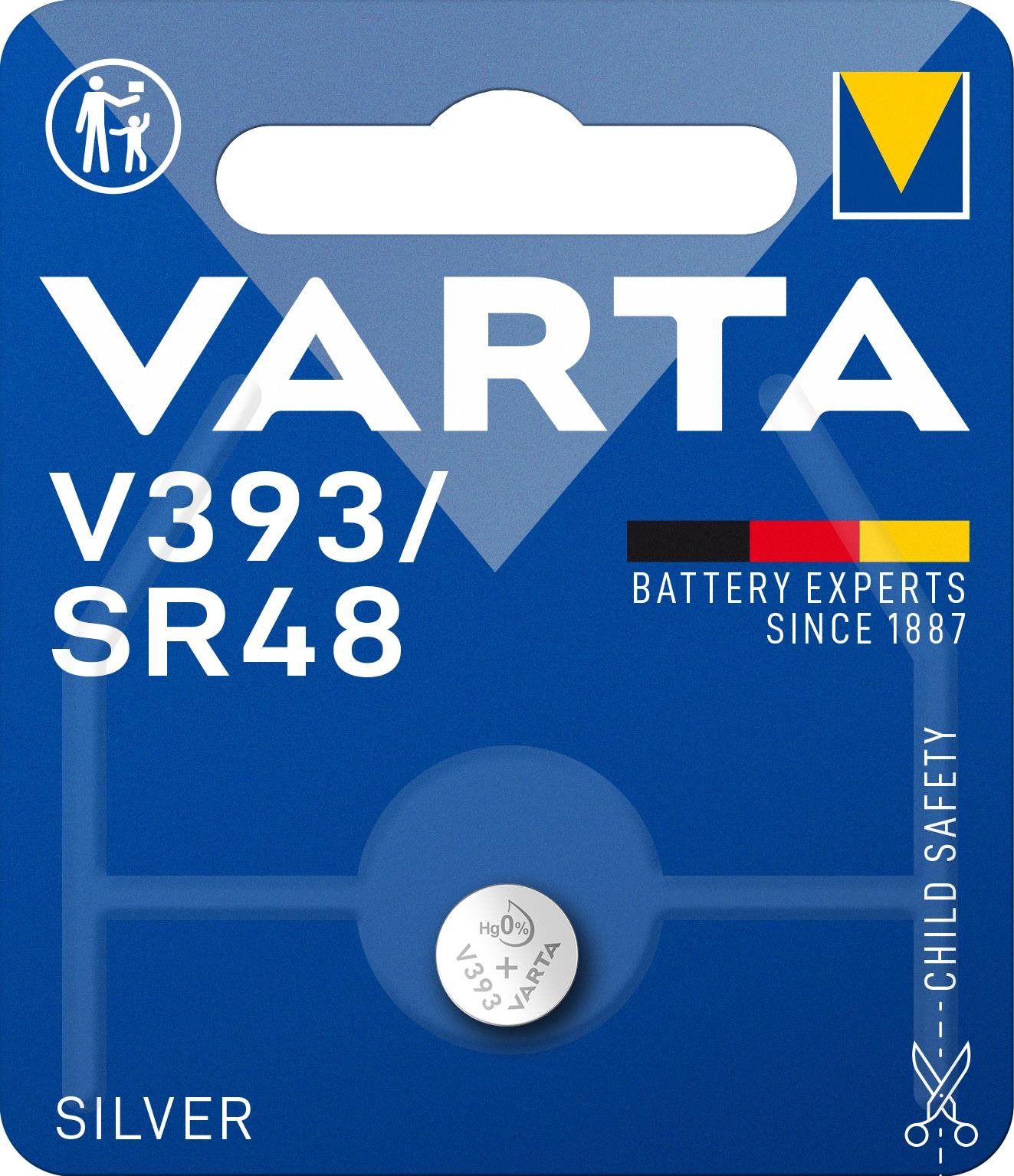 VARTA Speciális ezüst-oxid elem V393/SR48 1 db