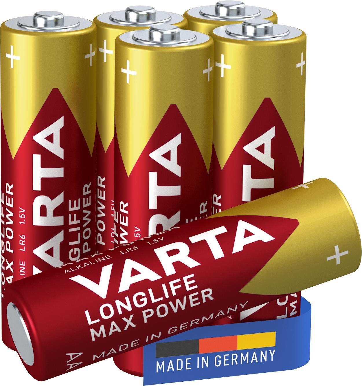 VARTA Longlife Max Power Alkáli elem AA 4+2 db