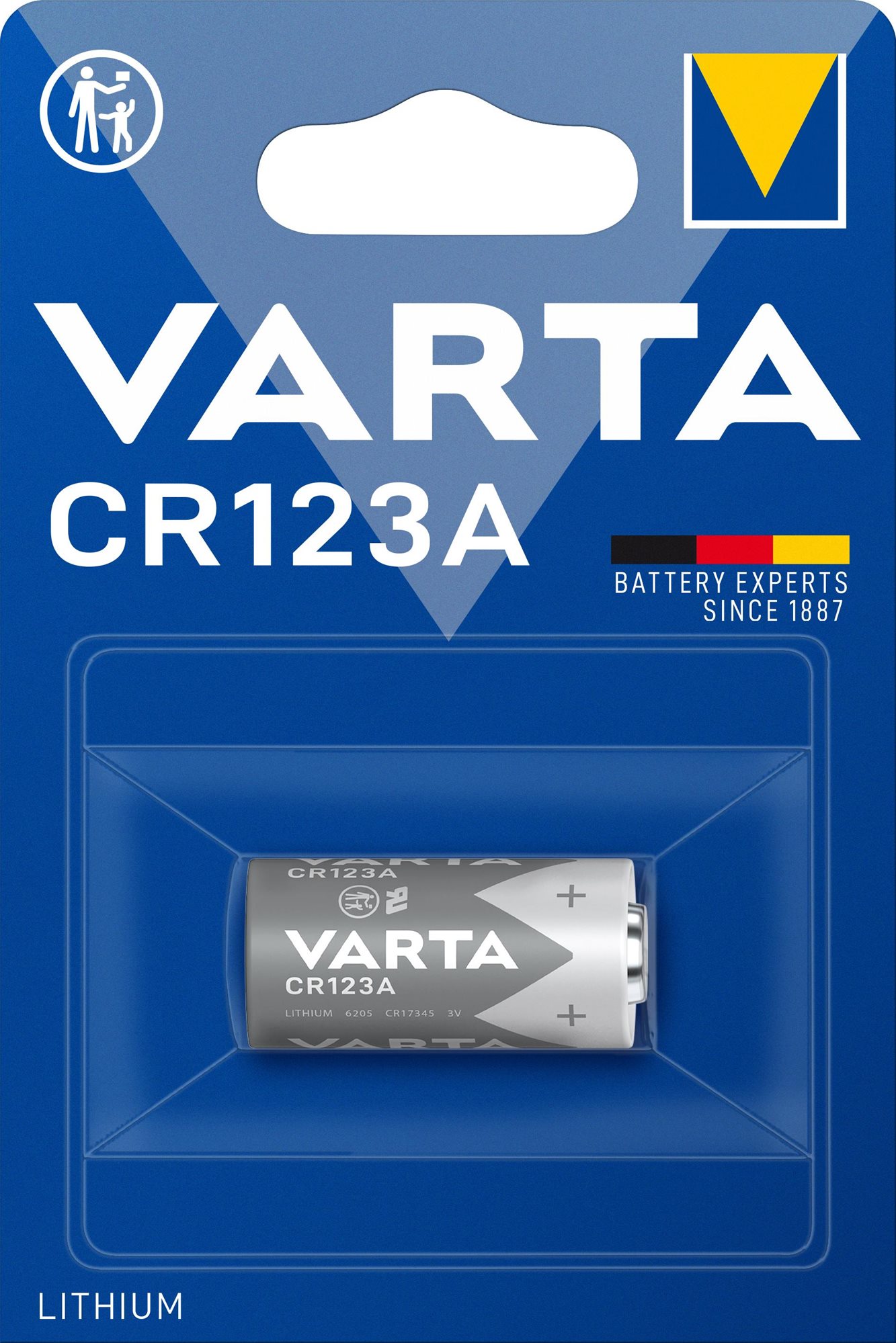 VARTA Photo Lithium Speciális lítium elem CR123A 1 db