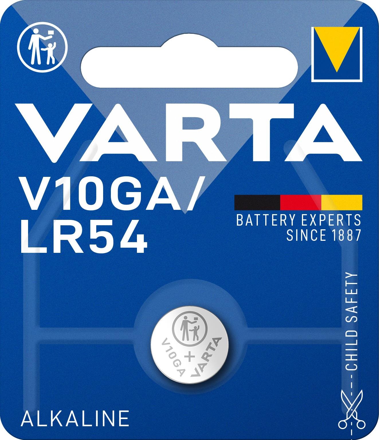 VARTA V10GA/LR54 Speciális alkáli elem - 1 db