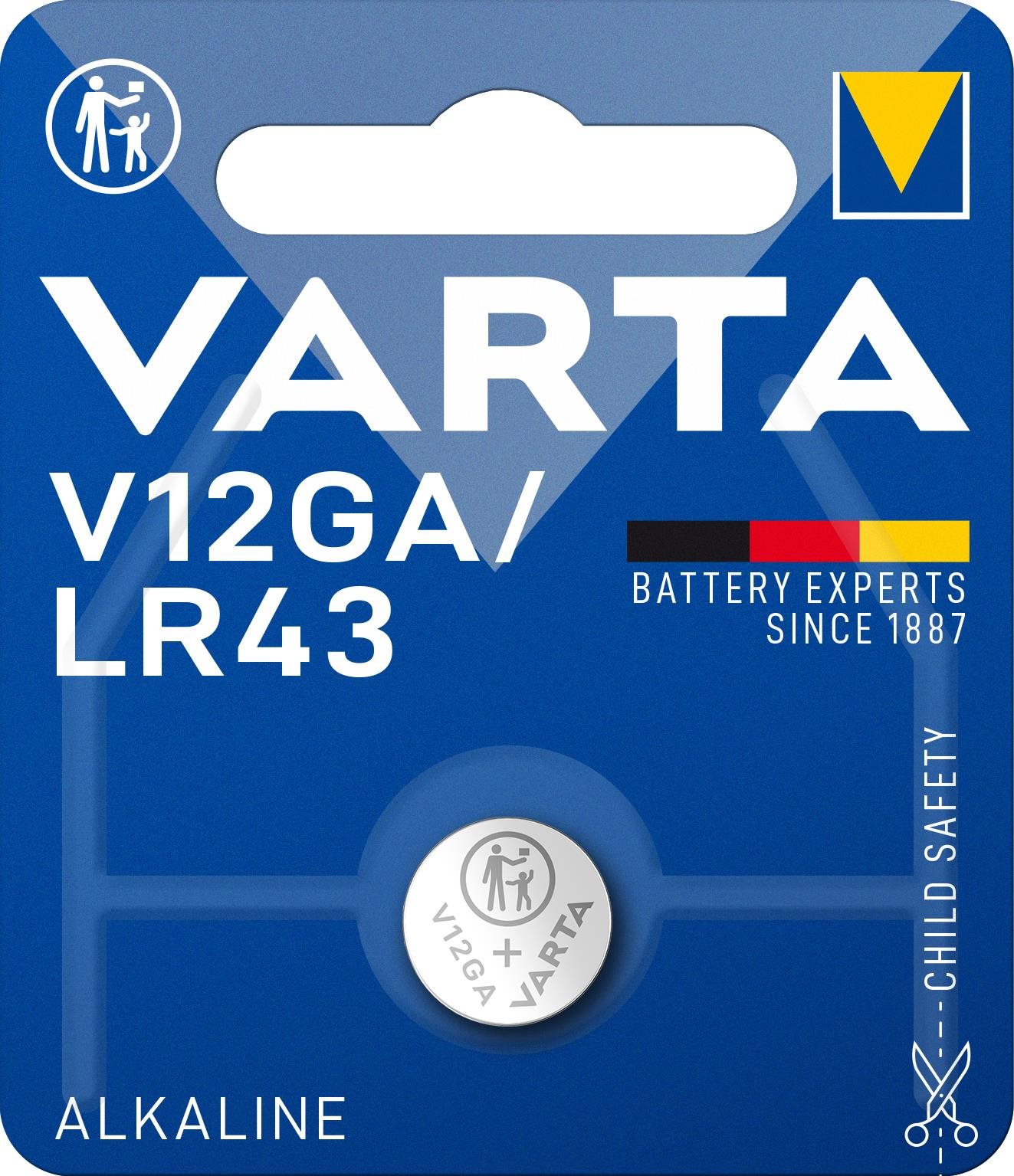 VARTA Speciális alkáli elem V12GA/LR43 1 db
