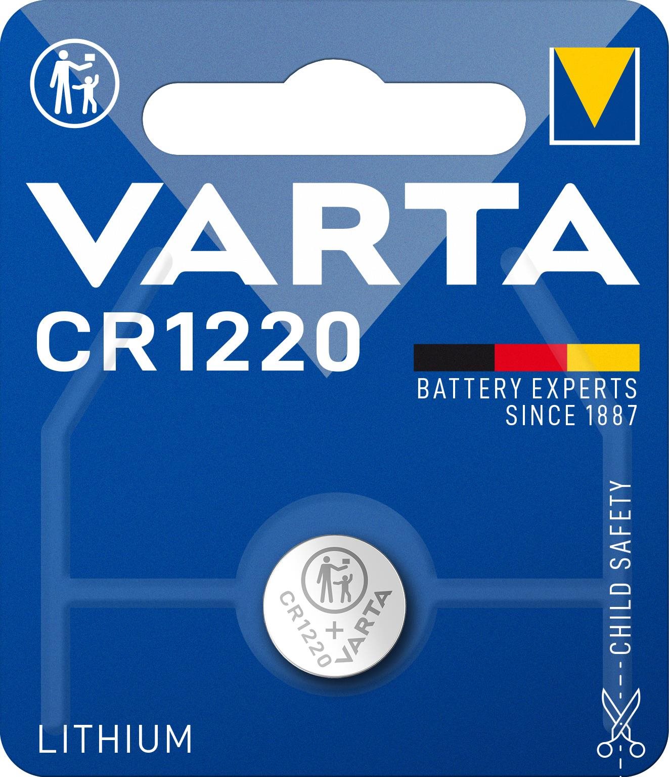 VARTA Speciális lítium elem CR 1220 - 1 db