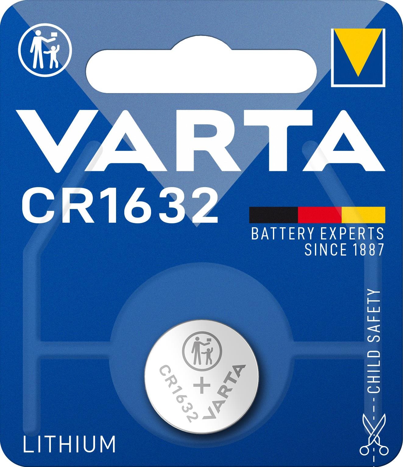 VARTA Speciális lítium elem CR 1632 - 1 db