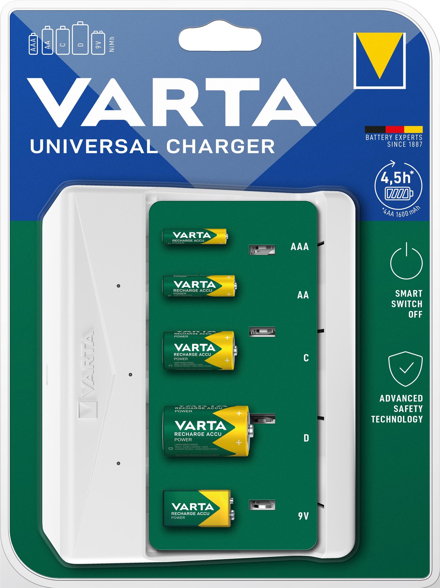 VARTA Universal Charger empty töltő