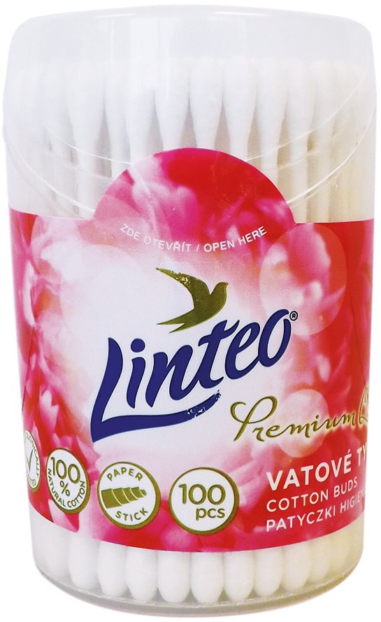 LINTEO Premium Fültisztító pálca (100 db)