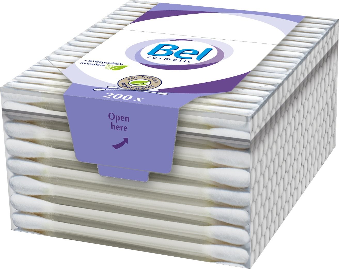 Fültisztító pálcika BEL kozmetikai pamut papírpálcák (200 db)