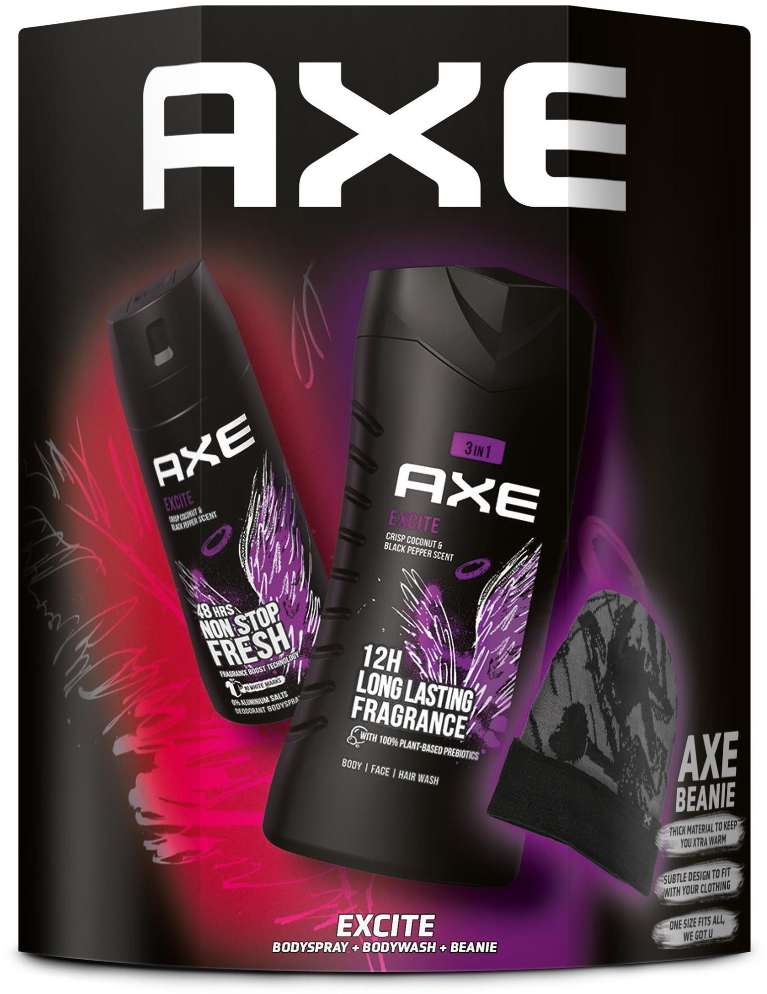 AXE Excite ajándékcsomag sapkával X22