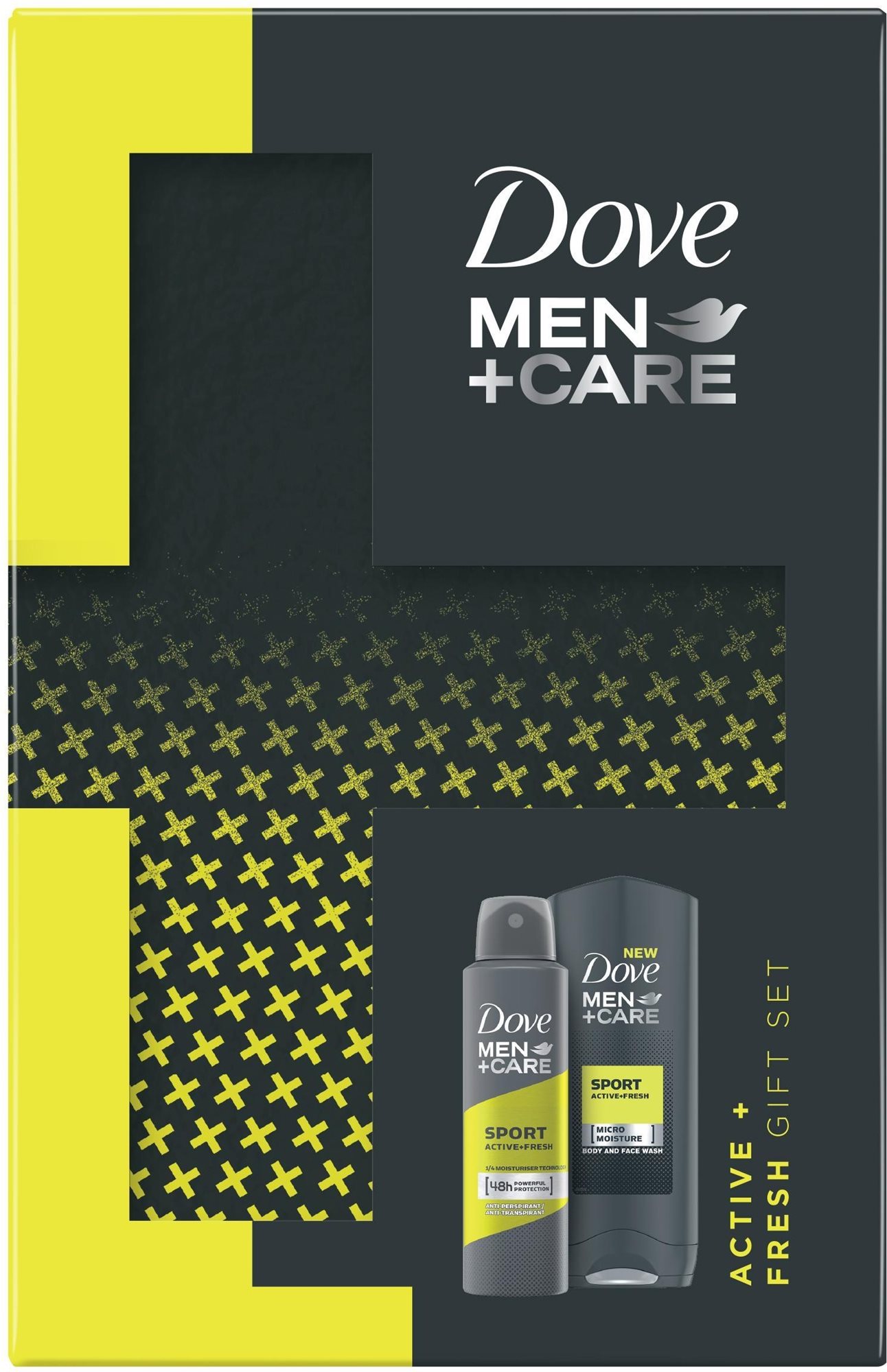DOVE Men+Care Active Fresh Kazetta X22 ajándékcsomag férfiaknak