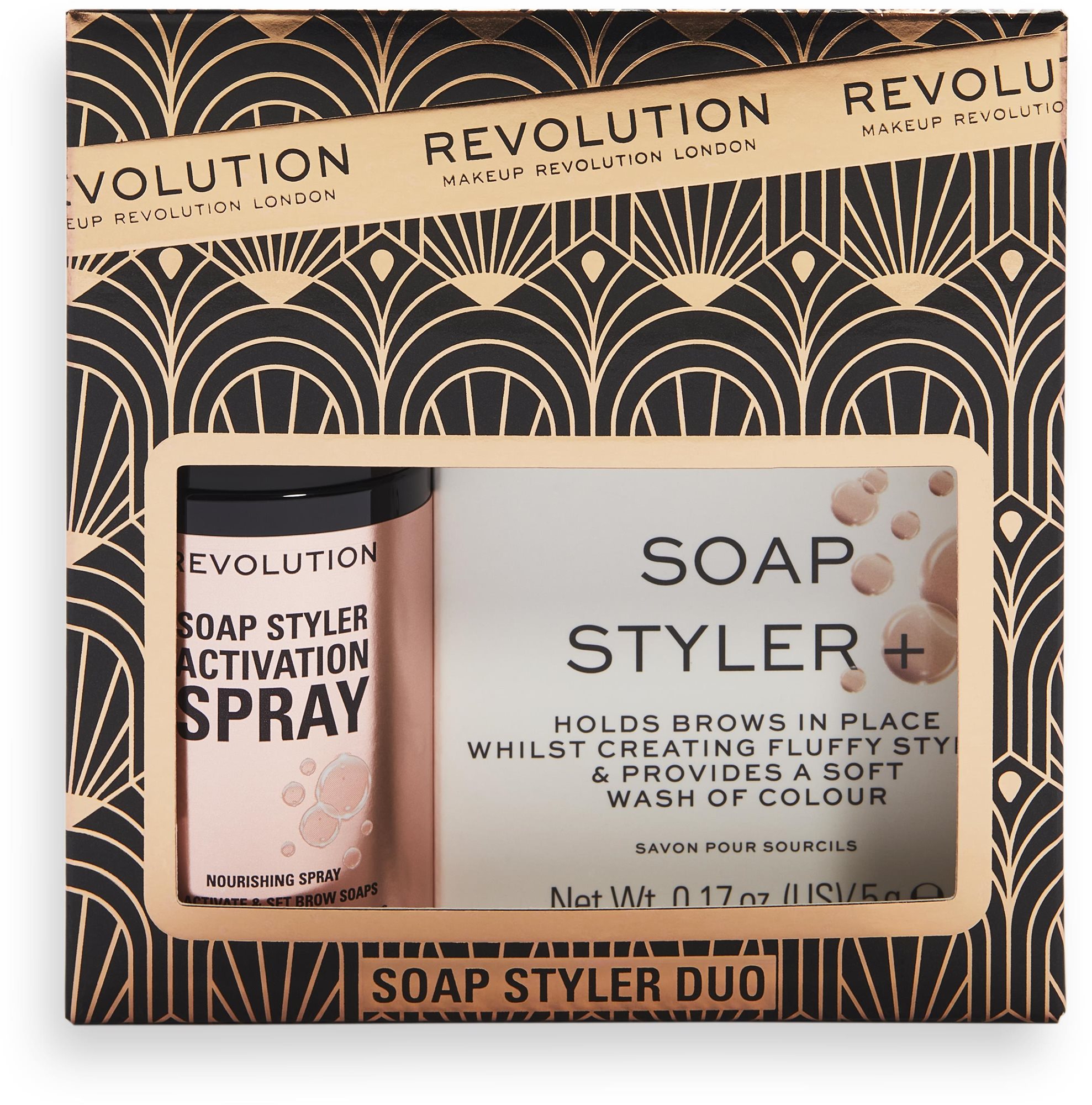 REVOLUTION Soap Styler Duo, szemöldök szappan