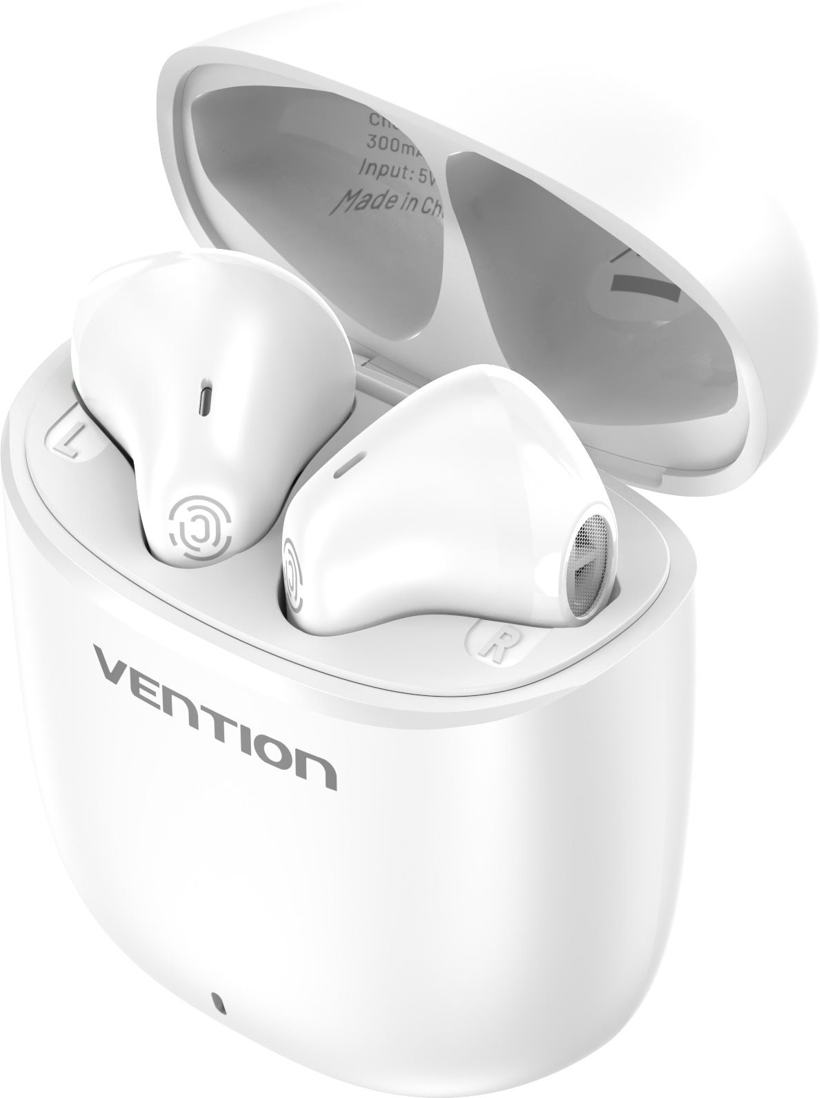 Vention Tuner True Wireless Bluetooth 5.3 Earbuds White