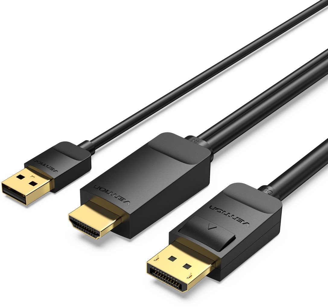 Vention HDMI to DisplayPort (DP) 4K@60Hz Cable 1.5m Black