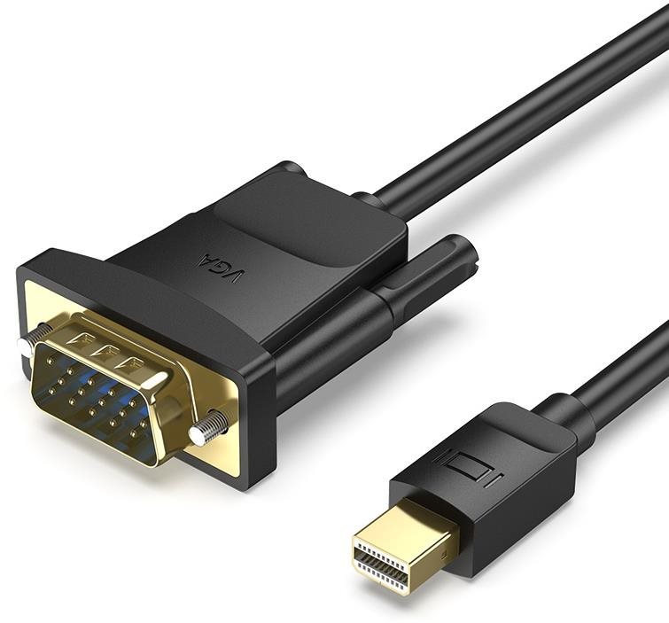 Vention Mini DP Male to VGA Male HD Cable 1m Black