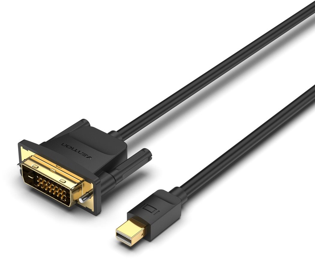 Vention Mini DP Male to DVI-D Male HD Cable 1m Black