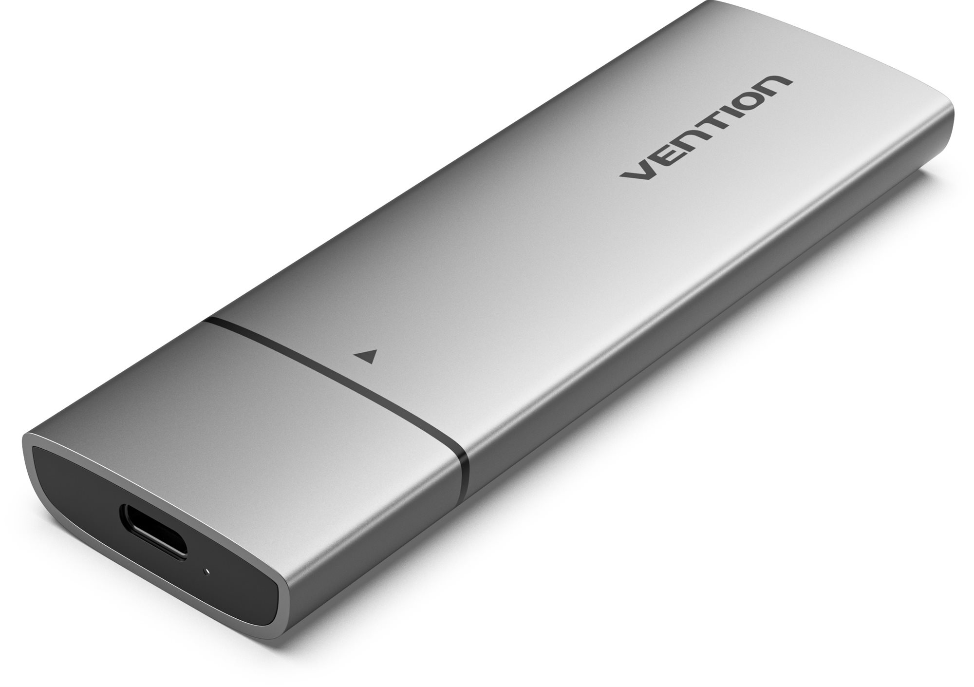 Vention M.2 NGFF SSD Enclosure (USB 3.1 Gen 2-C) Gray Aluminum Alloy Type