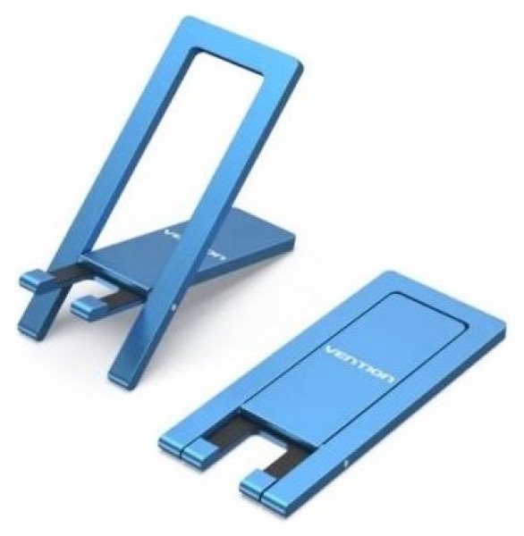 Vention Portable Cell Phone Stand Holder for Desk Aluminum Alloy Type Blue