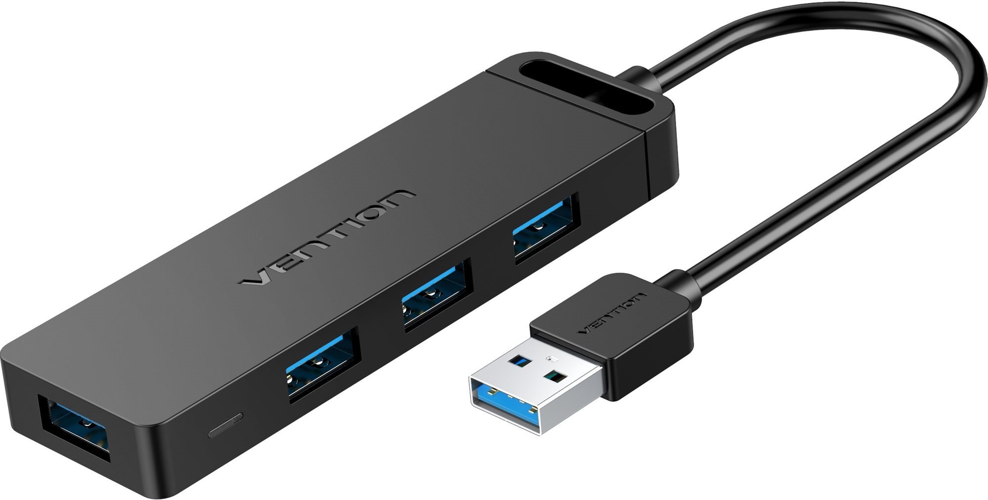Vention 4-Port USB 3.0 Hub with Power Supply 0.5m Black