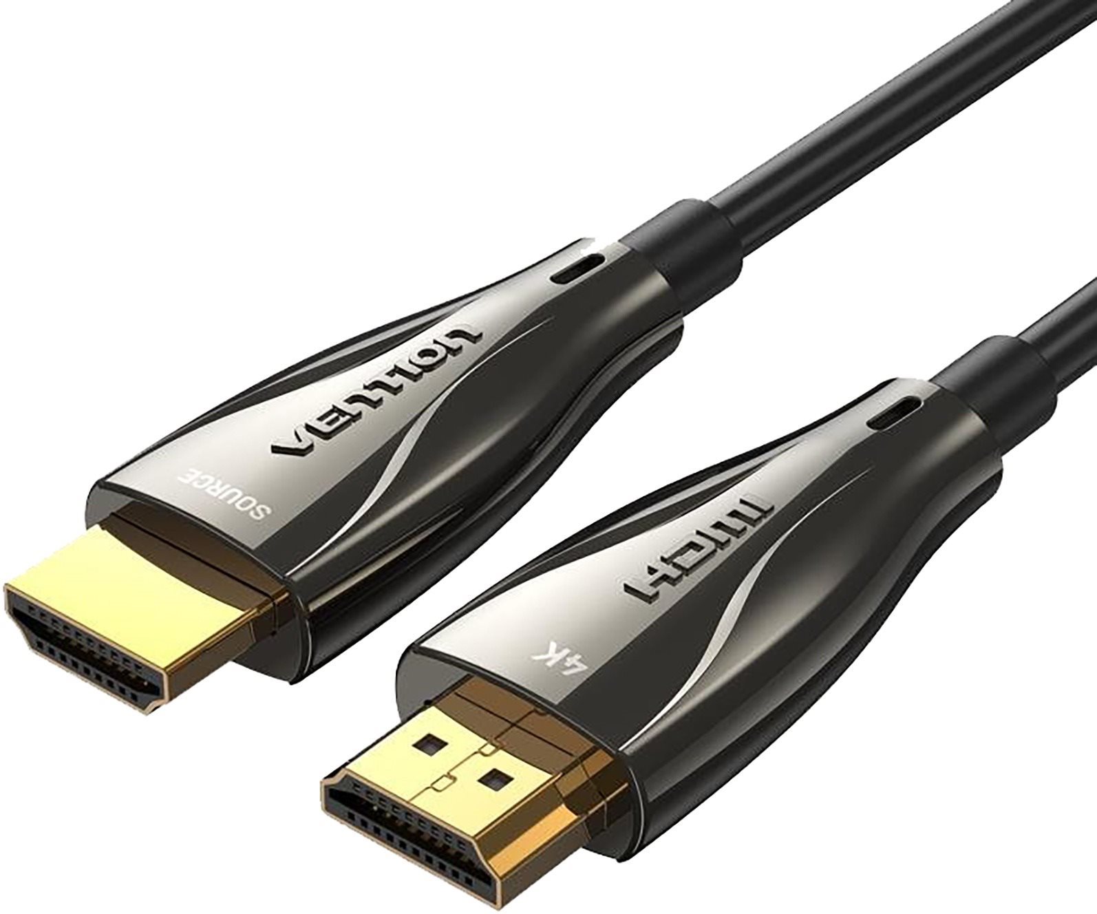 Vention Optical HDMI 2.0 Cable 1.5M Black Zinc Alloy Type