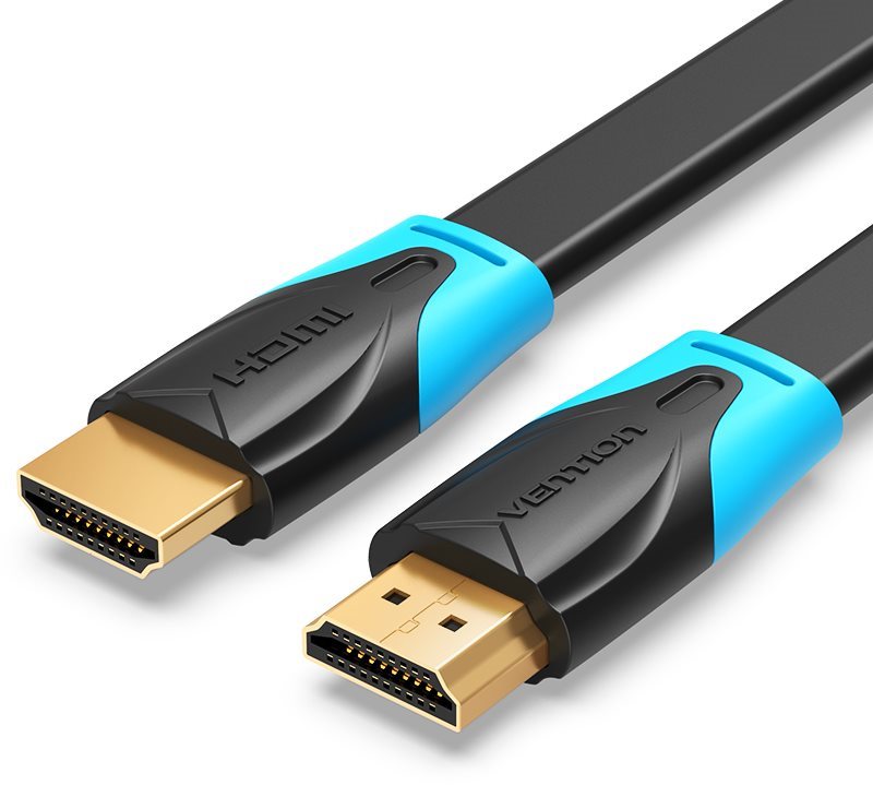 Vention Flat HDMI 2.0 Cable 1,5 m Black
