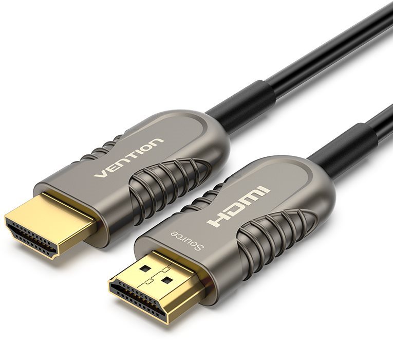 Vention Optical HDMI 2.1 Cable 8K 3M Black Metal Type