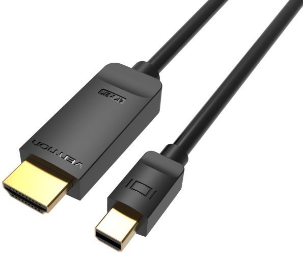 Vention 4K Mini DisplayPort (miniDP) to HDMI Cable 2m Black