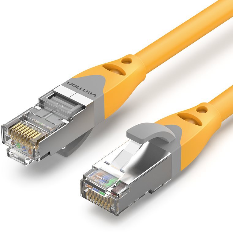 Vention Cat.6A SFTP Patch Cable, 1m, sárga