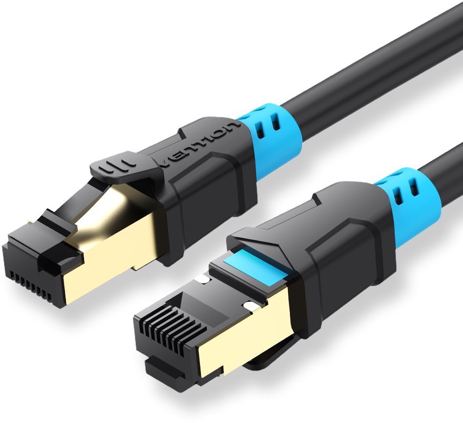 Vention Cat.6 SFTP Patch Cable, 0.75m, fekete