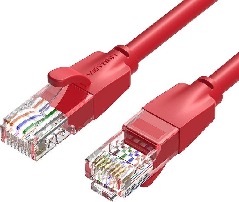 Vention Cat.6 UTP Patch Cable, 1m, piros