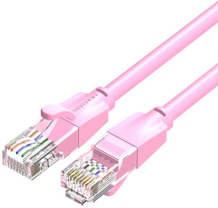 Vention Cat.6 UTP Patch Cable, 1m, rózsaszín