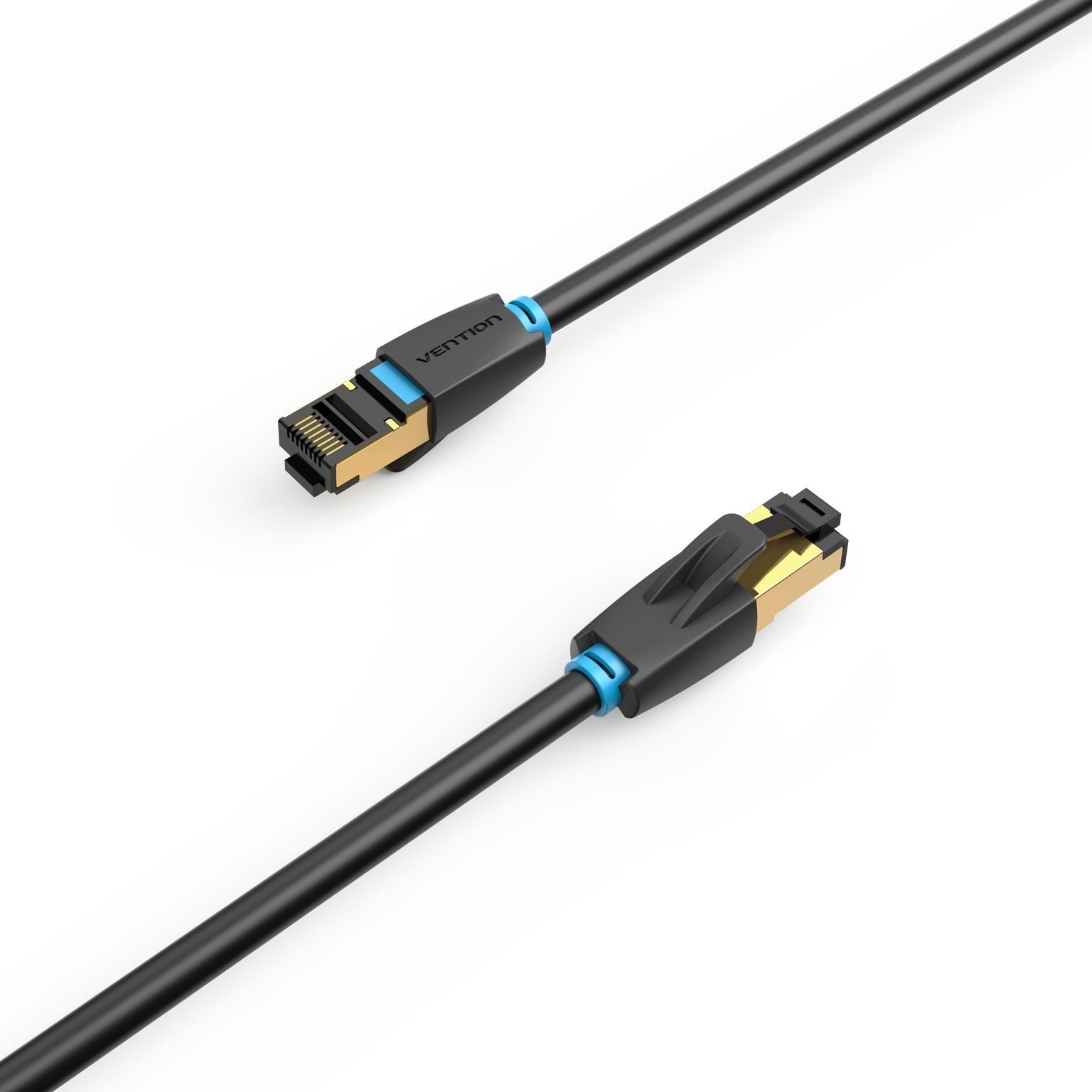 Vention Cat.8 SFTP Patch Cable, 0.5m, fekete