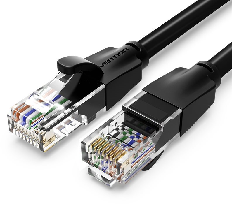 Vention Cat.6 UTP Patch Cable, 1.5m, fekete