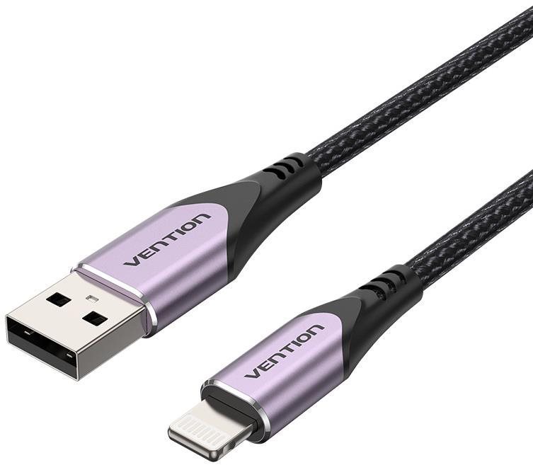 Vention MFi Lightning to USB Cable Purple 1.5m Aluminum Alloy Type