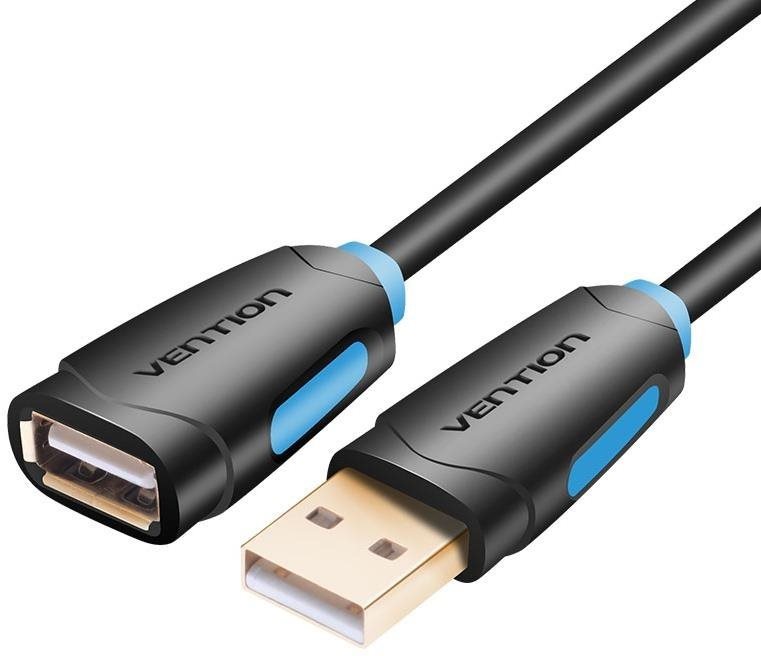 Vention USB2.0 Extension Cable 0.5m Black