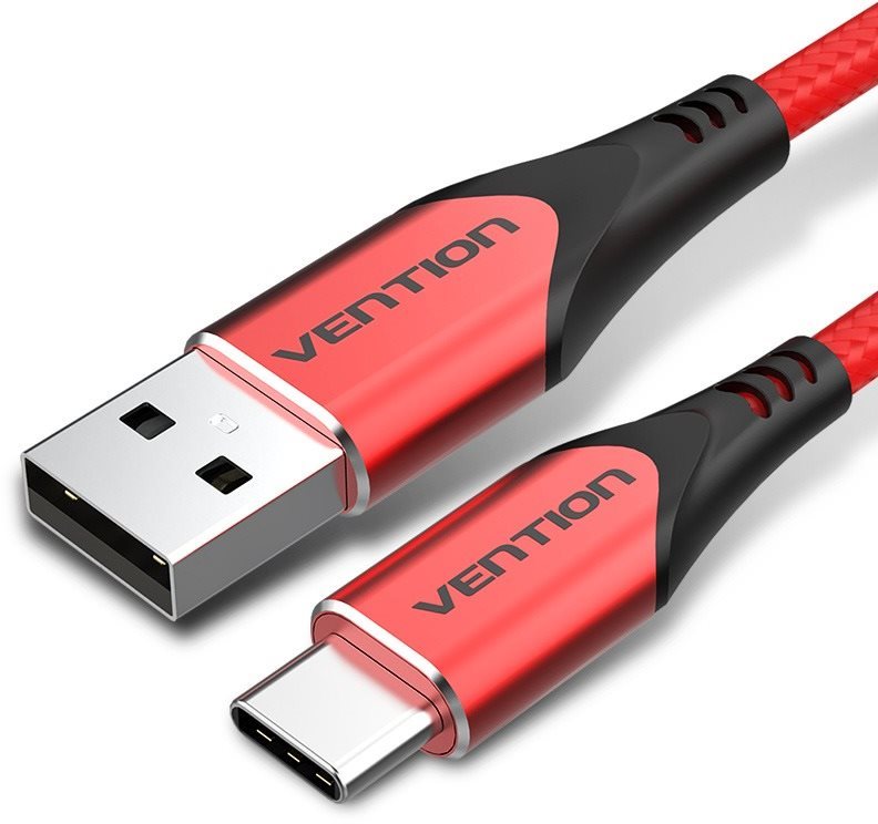 Vention Type-C (USB-C) to USB 2.0 Cable 3A Red 1m Aluminum Alloy Type