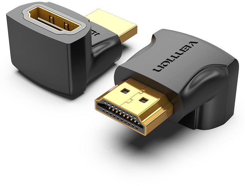 Vention HDMI 270 Degree Male to Female Adapter, fekete