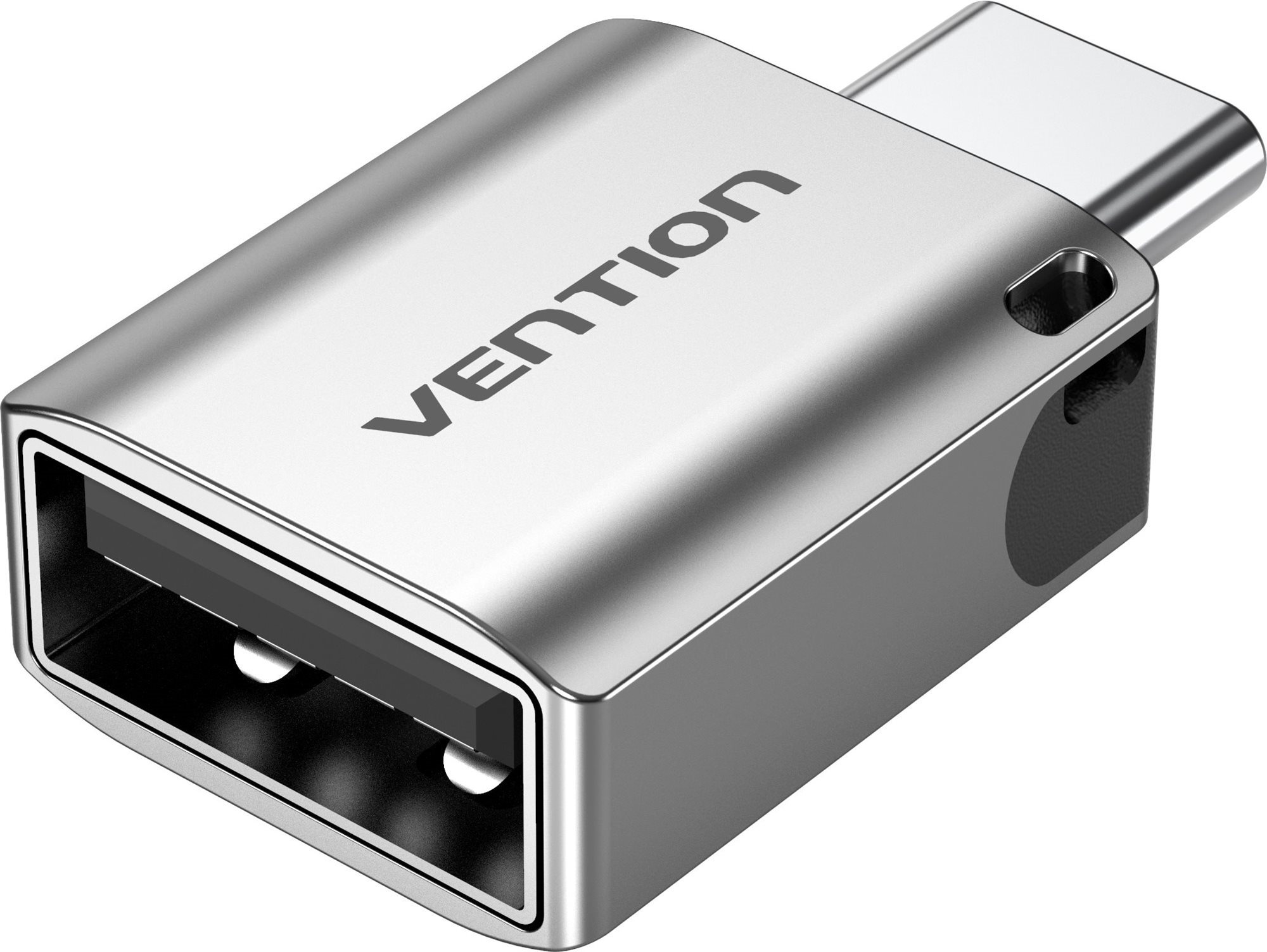 Vention USB-C (M) to USB 3.0 (F) OTG Adapter Gray Aluminum Alloy Type