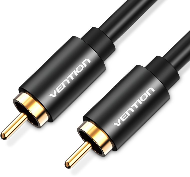 Vention 1x RCA Male to 1x RCA Male Cable 1m - fekete