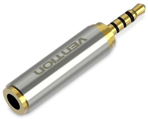 Vention 3.5mm Jack Female to 2.5mm Jack Male Adapter Gold