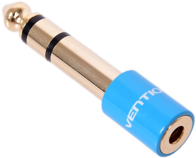 Vention 6,3mm Jack Male to 3,5mm Female Audio Adapter - kék
