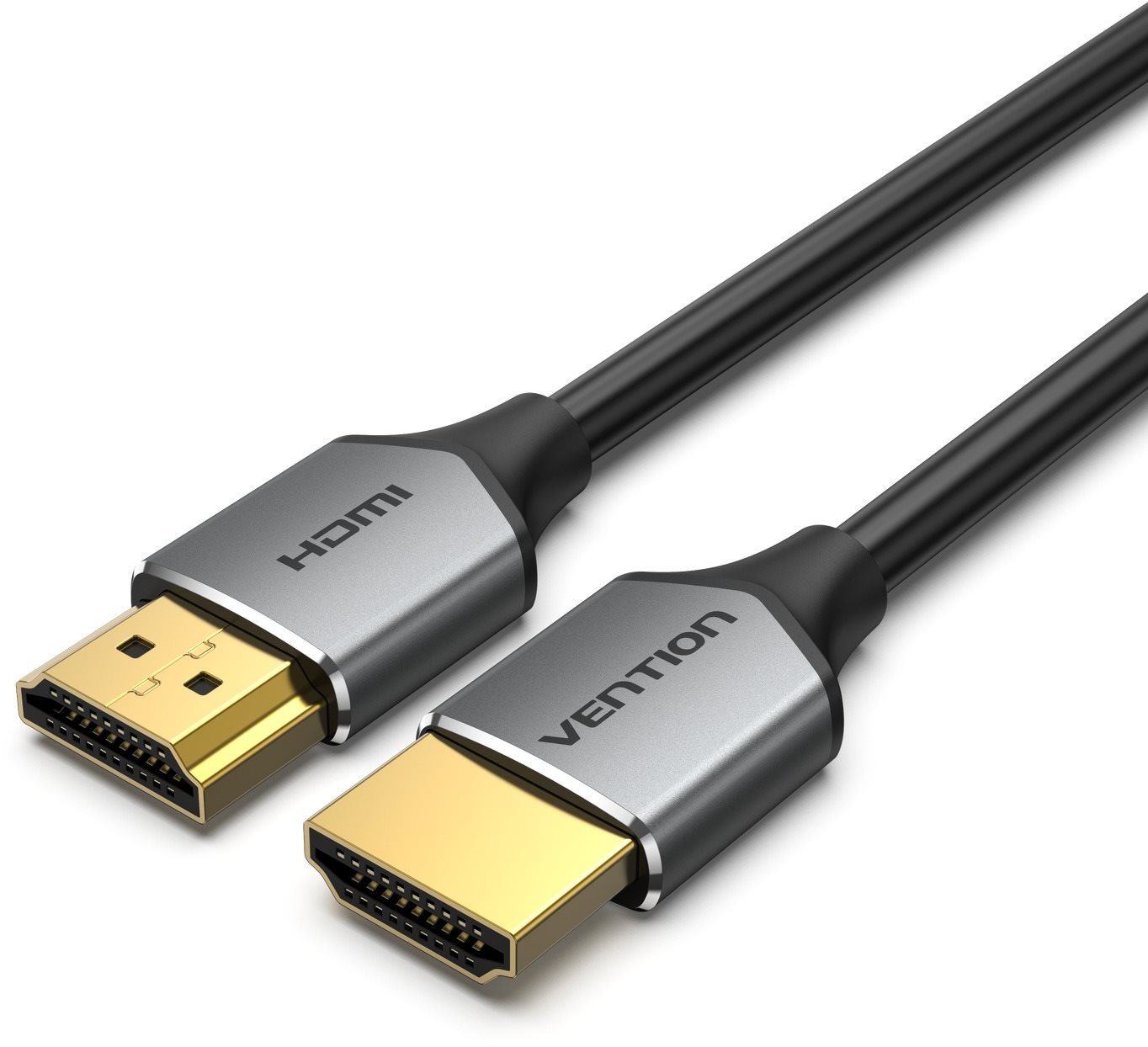 Vention Ultra Thin HDMI Male to Male HD Cable 0.5m Gray Aluminum Alloy Type