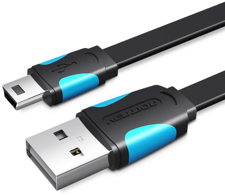 Vention USB2.0 to miniUSB Cable 0.5m Black