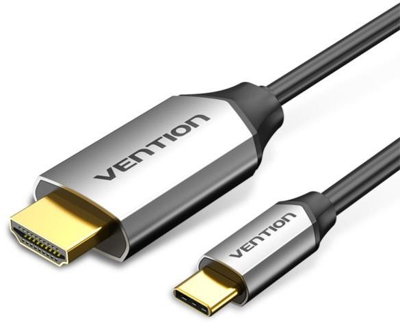 Vention USB-C to HDMI Cable 1.5M Black Aluminum Alloy Type