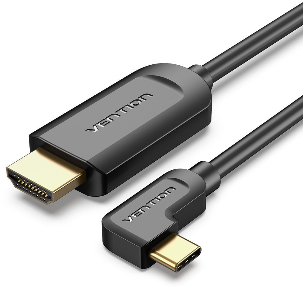 Vention Type-C (USB-C) to HDMI Cable Right Angle 1,5 m Black