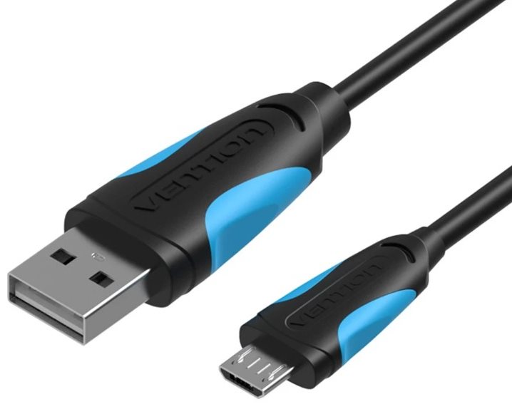 Vention USB2.0 to microUSB Cable 1m Black