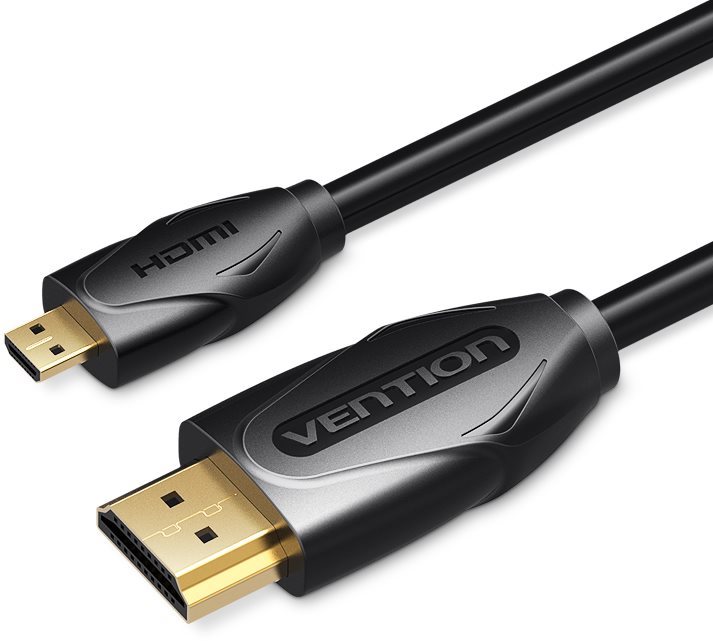 Vention Micro HDMI to HDMI Cable 1.5M Black