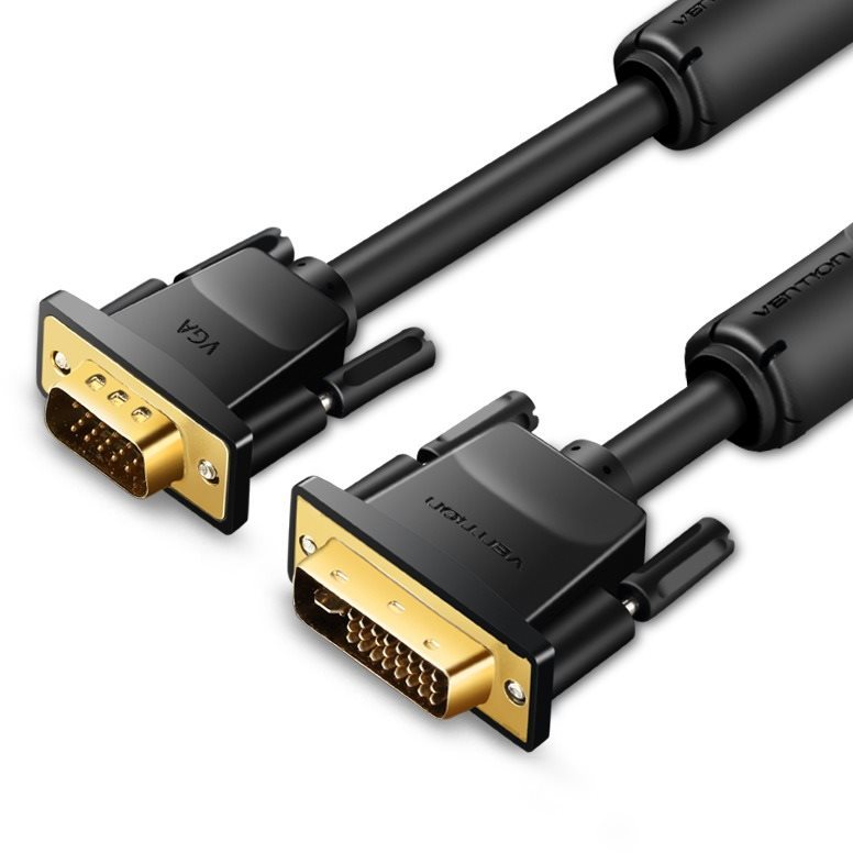 Vention DVI (24+5) to VGA Cable 1m Black