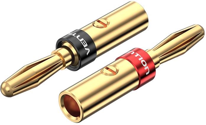 Vention Speaker Banana Plugs Gold Plated 1 Pair